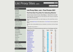 listproxysites.com