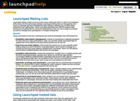 Lists.launchpad.net