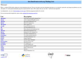 Lists.linuxfromscratch.org