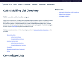 Lists.oasis-open.org