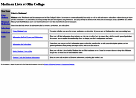 Lists.olin.edu