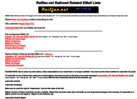 Lists.railfan.net