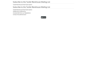 Lists.tacklewarehouse.com