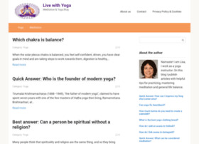 livewithyoga.net