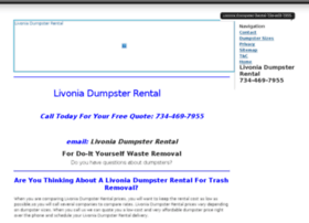 livoniadumpsterrental.com