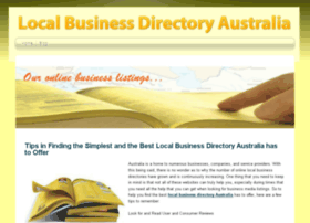 Localbusinessdirectoryaustralia.snappages.com