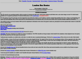 Londonbusroutes.net