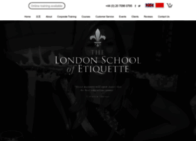 Londonschoolofetiquette.com
