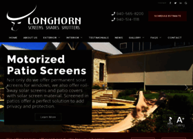Longhornsolarscreens.com