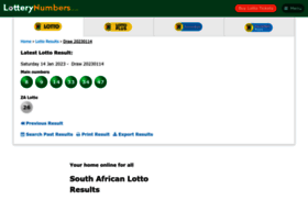 lotterynumbers.co.za