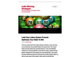 lottostrategies.lottoguy.net