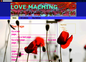 Lovemaching.blogspot.com