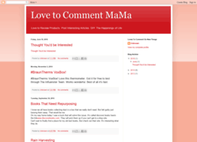 Lovetocommentmama.blogspot.com