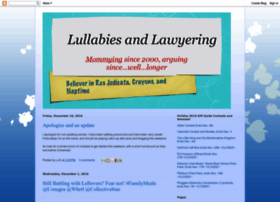 Lullabiesandlawyering.blogspot.com