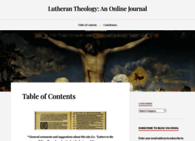 Lutherantheology.wordpress.com