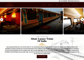 Luxurytrainsofindia.com