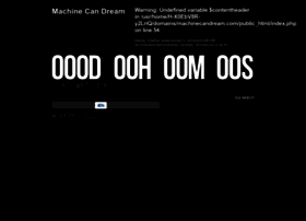 machinecandream.com