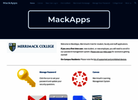 Mackapps.merrimack.edu