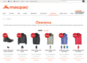Macpac-outlet.com.au