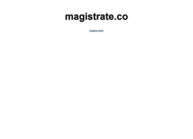 Magistrate.co