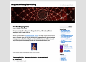 Magnetictherapies4ublog.wordpress.com