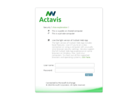 mail.actavis.com