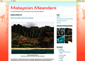 Malaysianmeanders.blogspot.sg