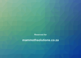 Mammothsolutions.co.za