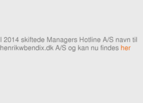 managershotline.dk
