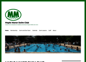 Maplemanorswimclub.org
