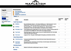 Mapletoncity.sportsites.com