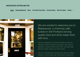 Maplewoodcoffeeandtea.com