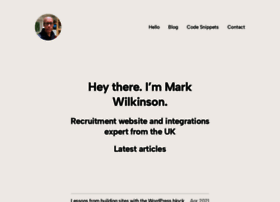 markwilkinson.me