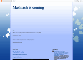 Mashiachiscoming.blogspot.com