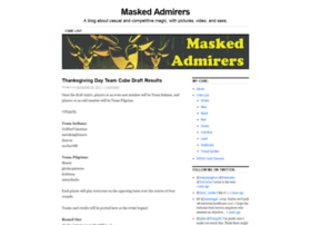 Maskedadmirers.wordpress.com
