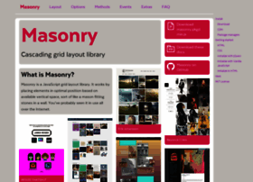 Masonry.desandro.com