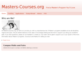 Masters-courses.org