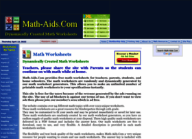 Math-aids.com