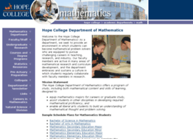 Math.hope.edu