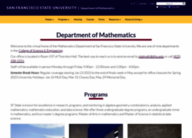 math.sfsu.edu