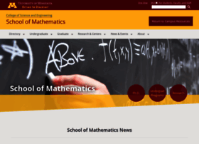 Math.umn.edu