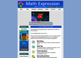mathexpression.com
