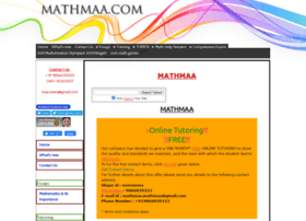 Mathmaa.com