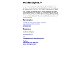 mathsaulycee.fr