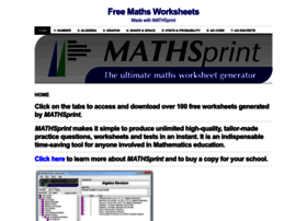 Mathsprint.wordpress.com