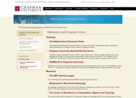 Mathv.chapman.edu