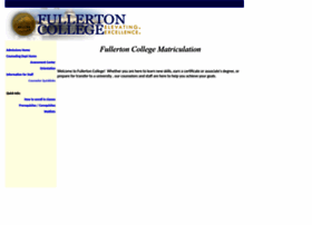 Matriculation.fullcoll.edu