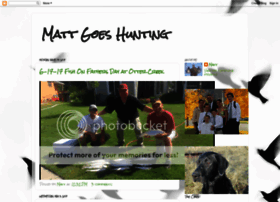 Matt-goes-hunting.blogspot.com