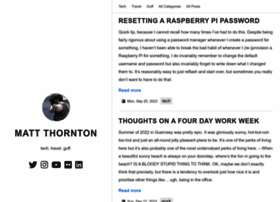Matt-thornton.net