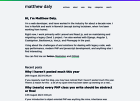 Matthewdaly.co.uk
